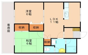 篠栗駅 徒歩9分 1階の物件間取画像